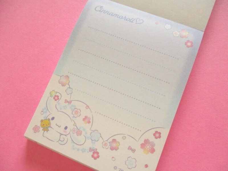 Photo1: Kawaii Cute Mini Memo Pad Sanrio *Cinnamoroll (Sakura Magic 417758)