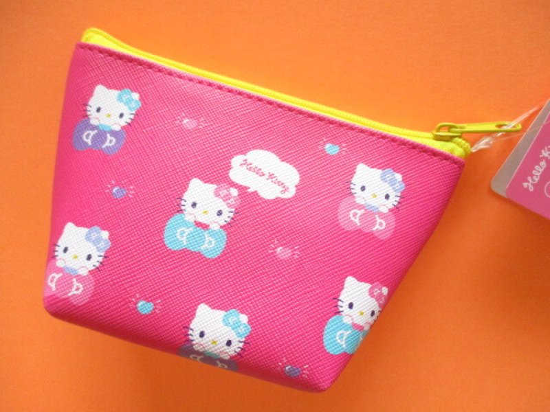 Photo1: Kawaii Cute Mini Pouch (navicular) Sanrio *Hello Kitty (43188)