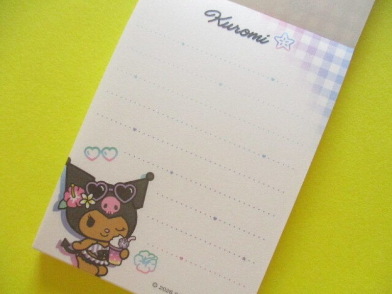 Photo1: Kawaii Cute Mini Memo Pad Kuromi Sanrio *Tropical (139706)