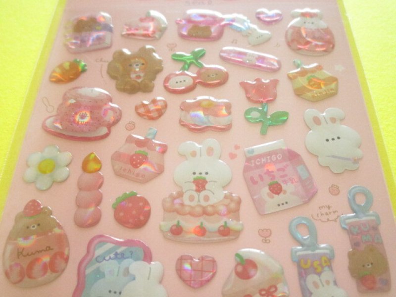 Photo1: Kawaii Cute Collectholic Stickers Sheet Q-LiA *Pink (01164)