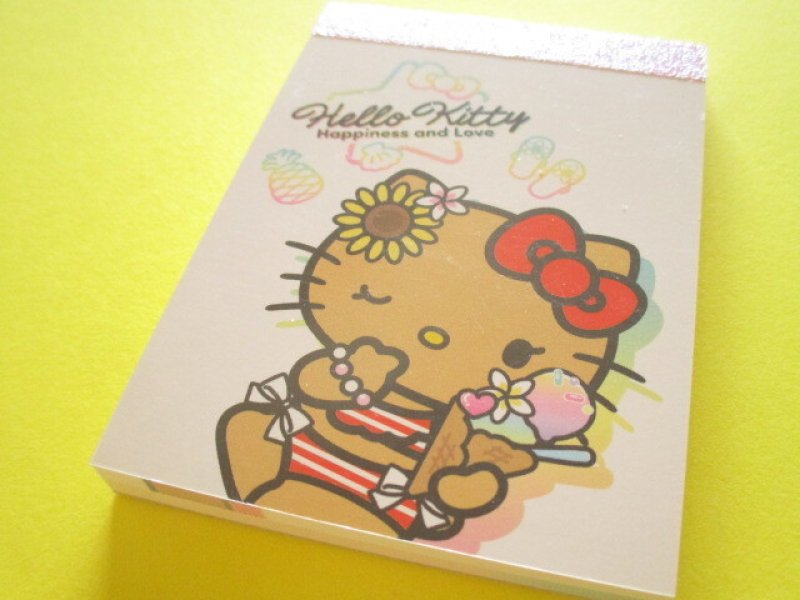 Photo1: Kawaii Cute Mini Memo Pad Hello Kitty Red Sanrio *Tropical (139705） (1)