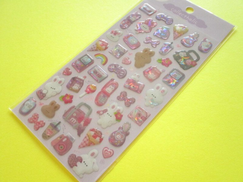Photo1: Kawaii Cute Collectholic Stickers Sheet Q-LiA *Purple (01168） (1)