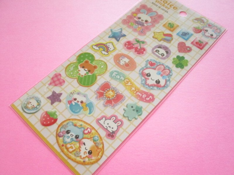 Photo1: Kawaii Cute Choice Stickers Sheet Gaia *平成シール帳 (468272) (1)