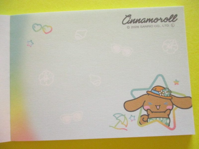 Photo2: Kawaii Cute Mini Memo Pad Cinnamoroll Sanrio *Tropical (139707）