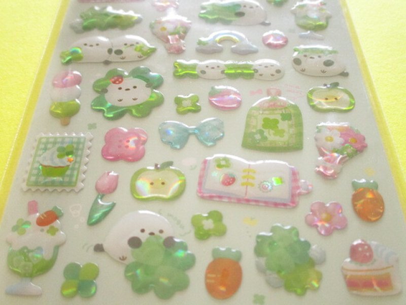 Photo2: Kawaii Cute Collectholic Stickers Sheet Q-LiA *Green (01165)