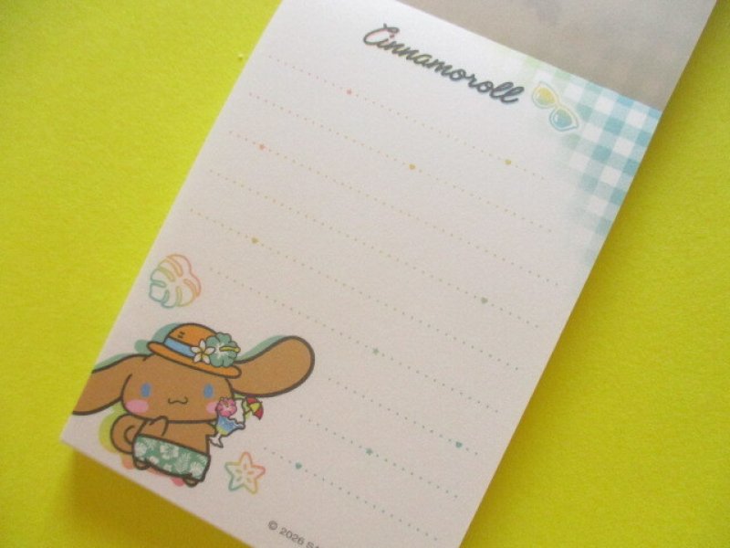 Photo1: Kawaii Cute Mini Memo Pad Cinnamoroll Sanrio *Tropical (139707）