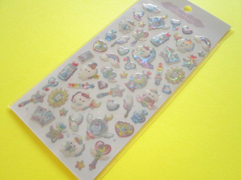 Photo1: Kawaii Cute Collectholic Stickers Sheet Q-LiA *Blue (01166） (1)