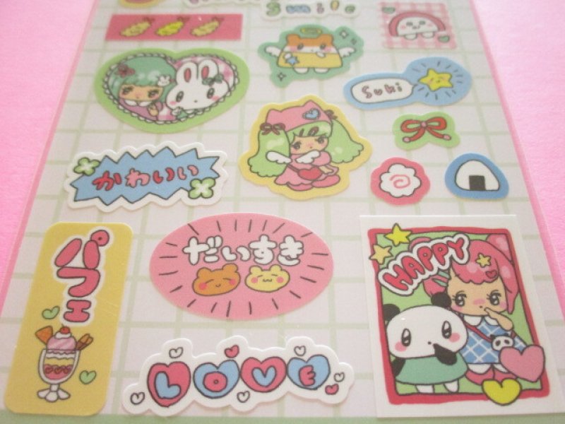 Photo2: Kawaii Cute Choice Stickers Sheet Gaia *あわいろラブリーズ (468268)