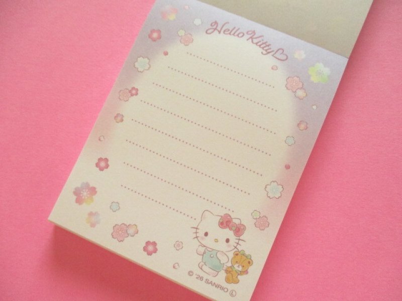 Photo1: Kawaii Cute Mini Memo Pad Sanrio *Hello Kitty (Sakura Magic 417727)