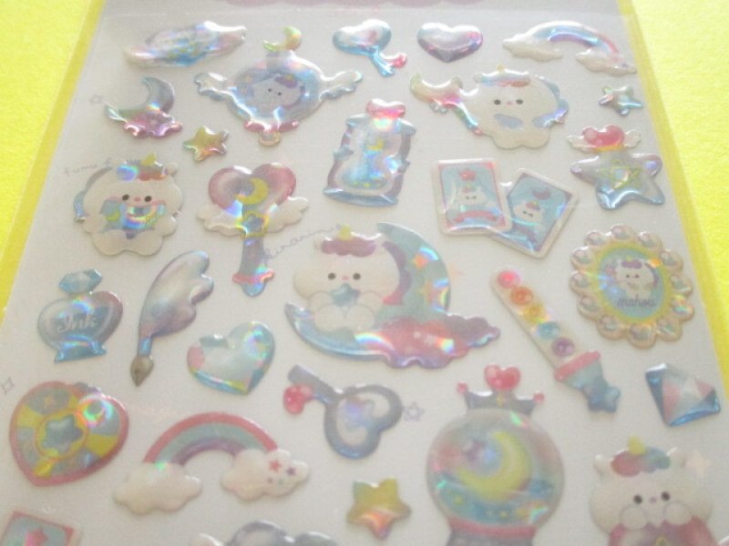Photo1: Kawaii Cute Collectholic Stickers Sheet Q-LiA *Blue (01166)