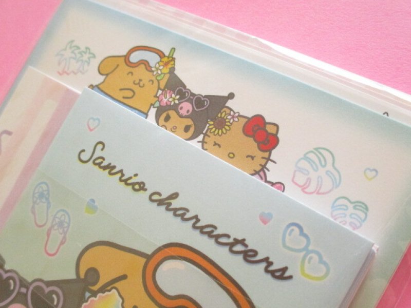 Photo1: Kawaii Cute My Select Letter Set Sanrio Characters Sanrio *Blue Gradient (139711)