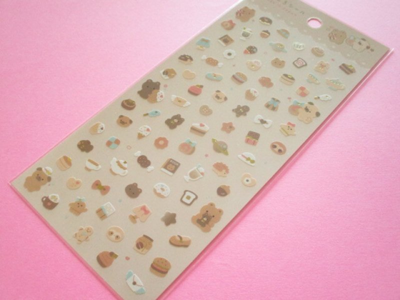 Photo1: Kawaii Cute ぷちころ Stickers Sheet Gaia *Brown (468218) (1)
