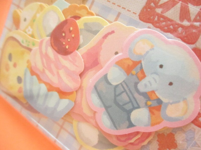 Photo1: Kawaii Cute Sticker Flakes Sack Gaia *ぬいぐるみとおかし (468278)