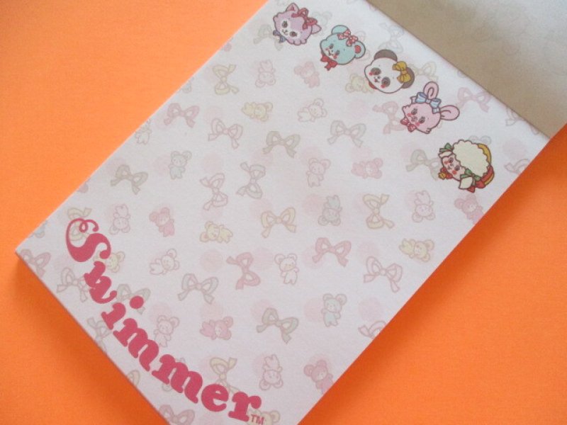 Photo1: Kawaii Cute Large Memo Pad *SWIMMER (SE-SW33143)