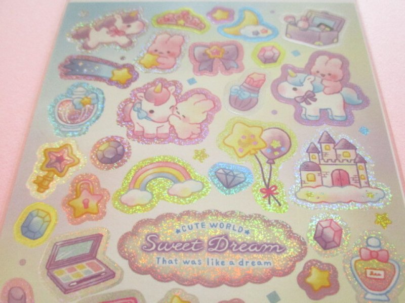 Photo1: Kawaii Cute Stickers Sheet Gaia *Sweet Dream (466891-2)