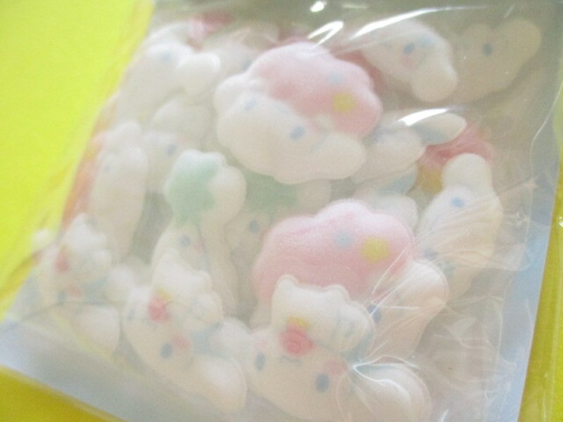 Photo1: Kawaii Cute Cotton Puffy Sticker Flakes Sack Sanrio *Cinnamoroll (139411)