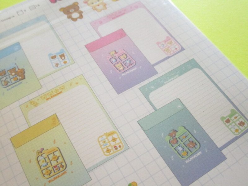 Photo3: Kawaii Cute Regular Letter Set Rilakkuma San-x *Rilakkuma Lab (LH85901)