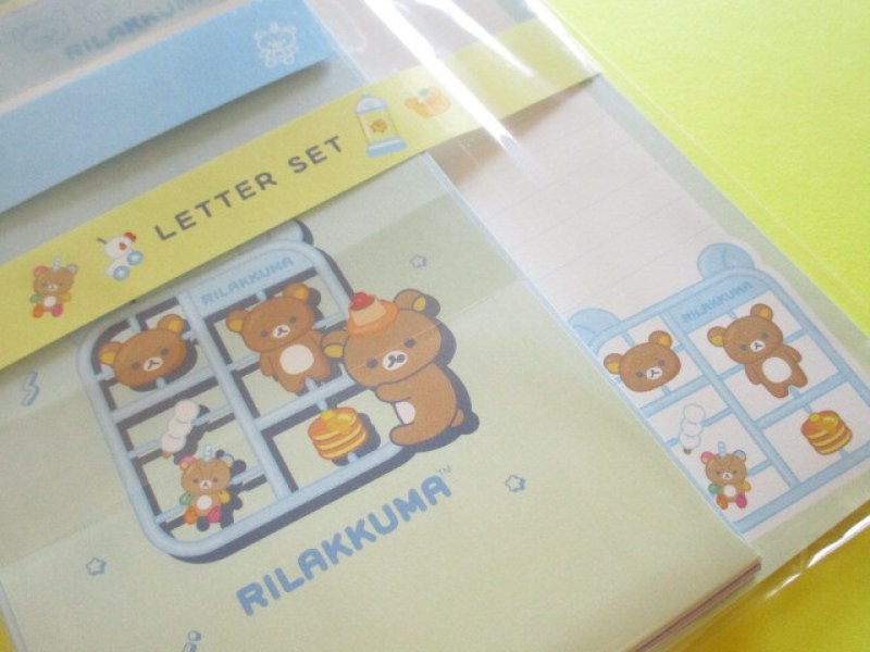 Photo2: Kawaii Cute Regular Letter Set Rilakkuma San-x *Rilakkuma Lab (LH85901)
