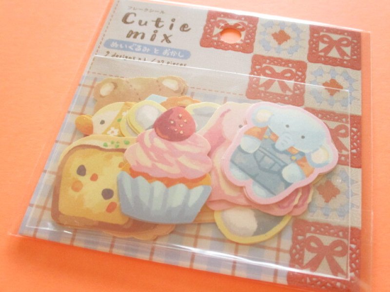 Photo1: Kawaii Cute Sticker Flakes Sack Gaia *ぬいぐるみとおかし (468278) (1)