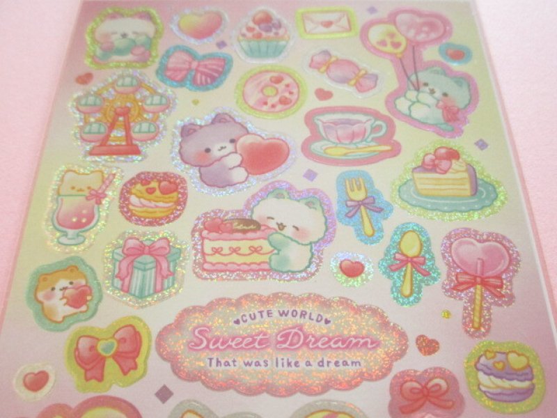 Photo1: Kawaii Cute Stickers Sheet Gaia *Sweet Dream (466891-1)