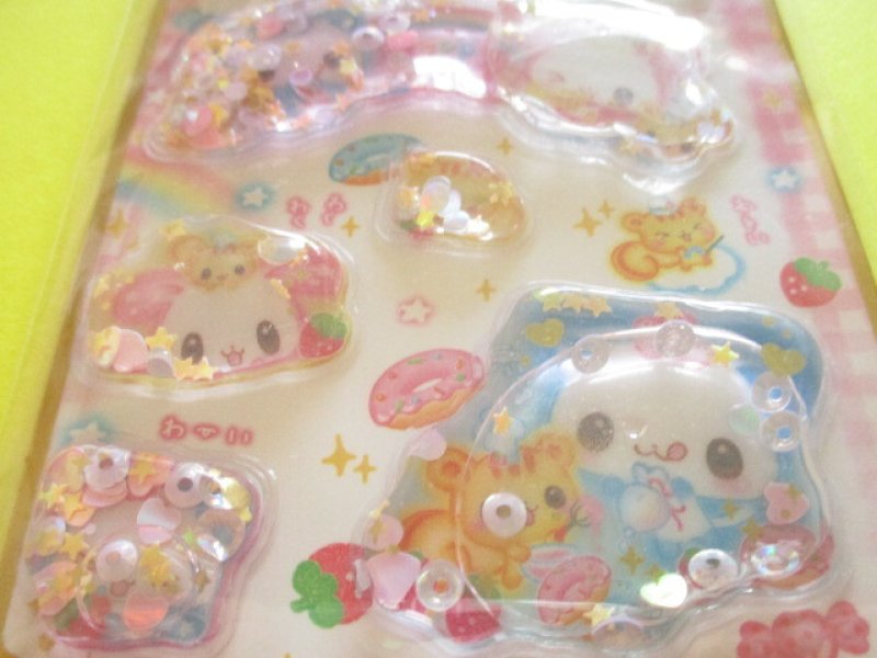 Photo2: Kawaii Cute Water in Stickers Sheet KAMIO JAPAN *Happy March (224314)