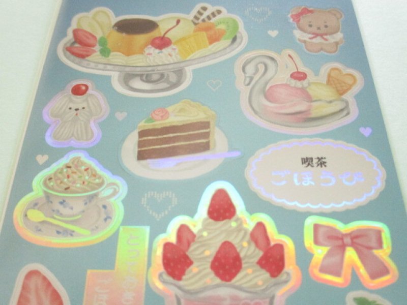 Photo1: Kawaii Cute Toppng Lab Stickers Sheet Gaia *喫茶ごほうび (466893-2)