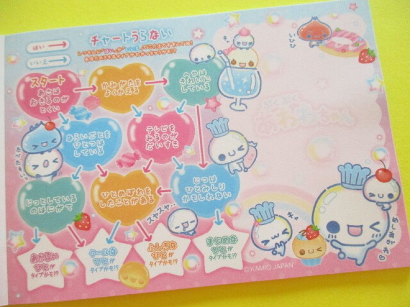 Photo3: Kawaii Cute Large Memo Pad Kamio Japan *あわわちゃん (232794)
