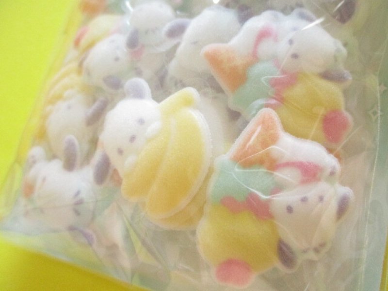 Photo1: Kawaii Cute Cotton Puffy Sticker Flakes Sack Sanrio *Pochacco (139413)