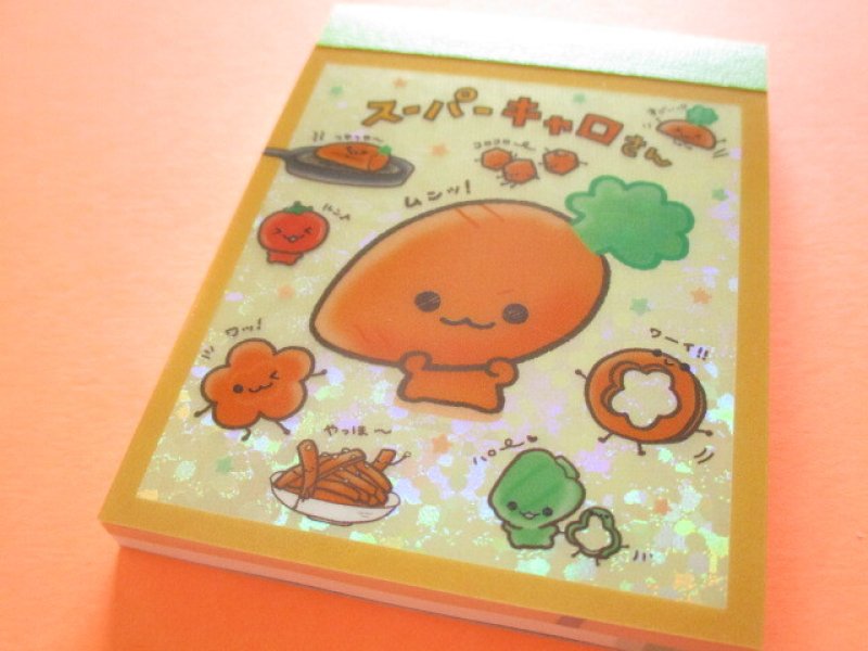 Photo1: Kawaii Cute Mini Memo Pad 平成メモリー Crux *スーパーキャロちゃん (140519) (1)