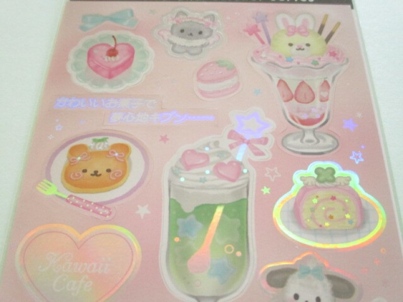 Photo1: Kawaii Cute Toppng Lab Stickers Sheet Gaia *かわいいかふぇ (466893-1)