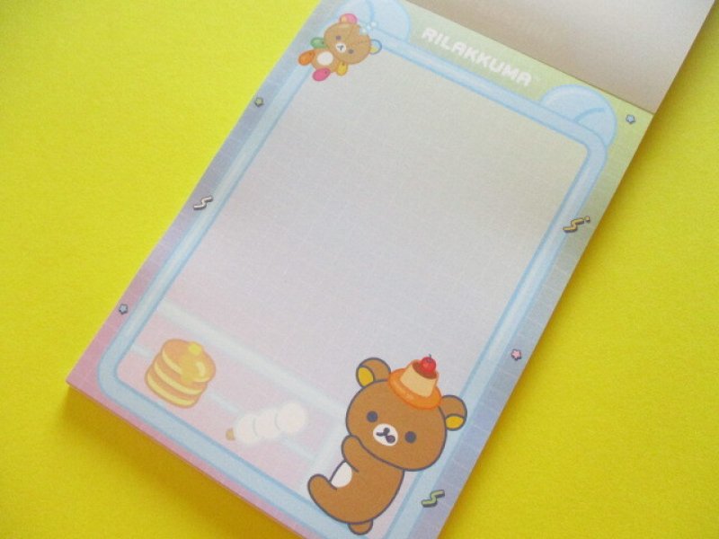 Photo2: Kawaii Cute Large Memo Pad Rilakkuma San-x *Rilakkuma Lab (MH32301)