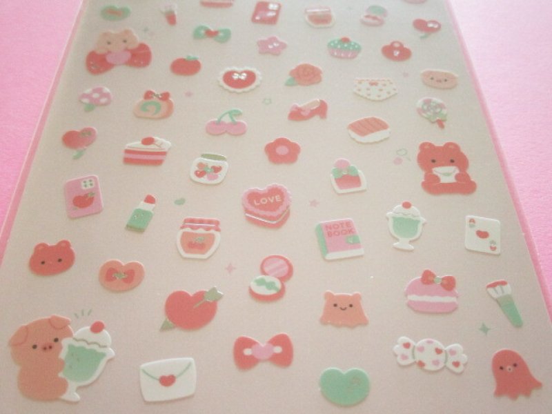 Photo2: Kawaii Cute ぷちころ Stickers Sheet Gaia *Red (468212)