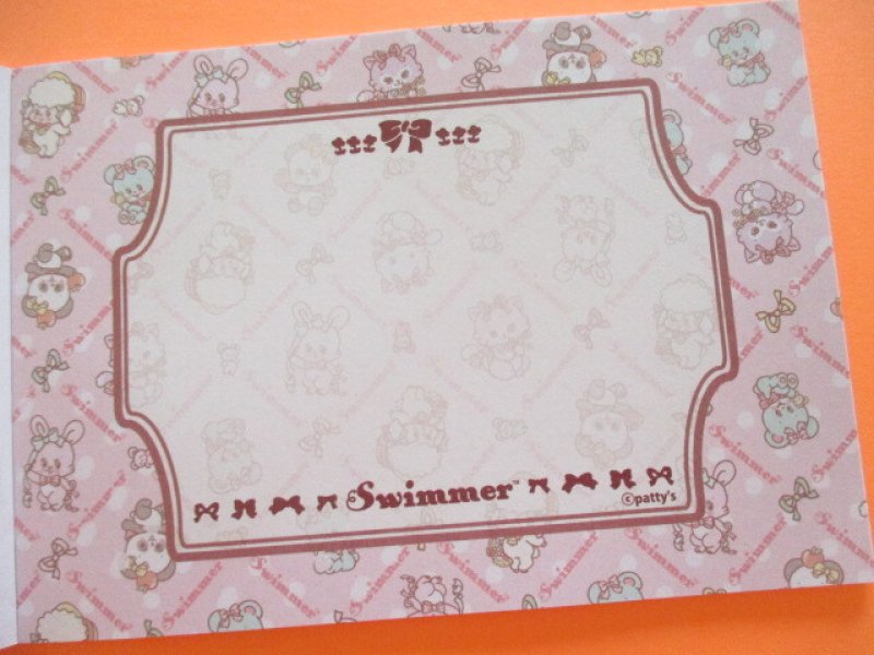 Photo3: Kawaii Cute Large Memo Pad *SWIMMER (SE-SW33143)