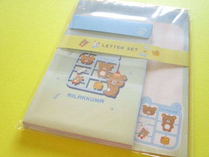 Photo1: Kawaii Cute Regular Letter Set Rilakkuma San-x *Rilakkuma Lab (LH85901) (1)