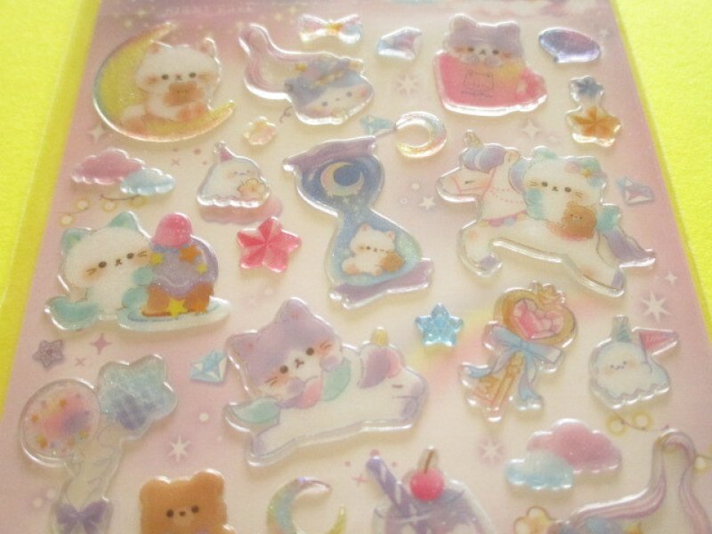 Photo1: Kawaii Cute Favorite Choose Candy Stickers Sheet Q-Lia *Night Meaw (91230)