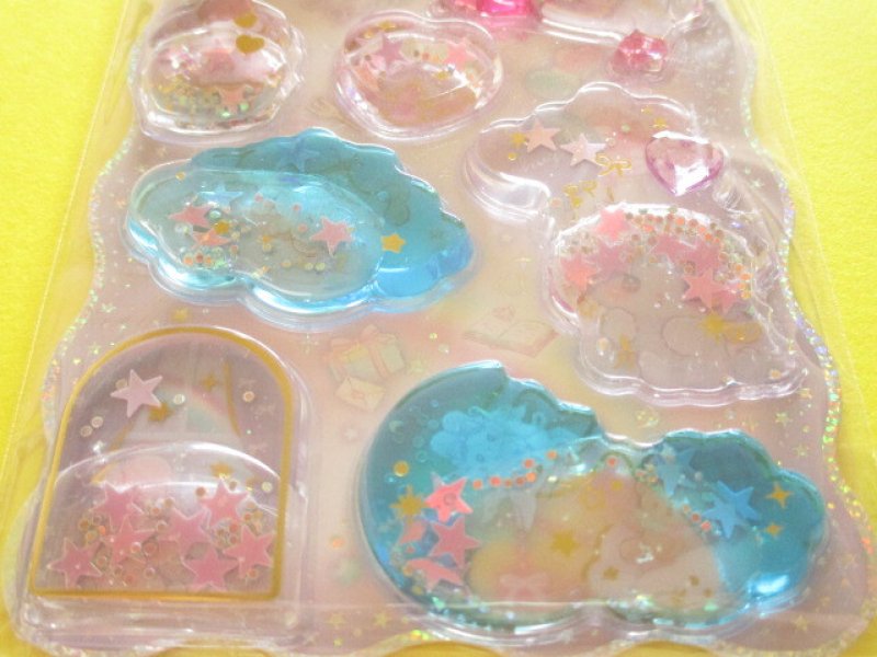Photo2: Kawaii Cute Kirarin Water in Stickers Sheet Q-LiA *Sugar Miel (01308)