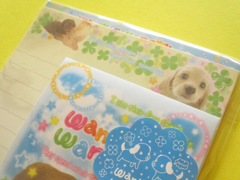 Photo1: Kawaii Cute Regular Letter Set San-x *Wan Wan Wanco !! (LH86401)