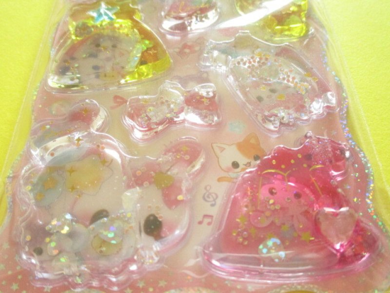 Photo2: Kawaii Cute Kirarin Water in Stickers Sheet Q-LiA *Candy Twins (01311)