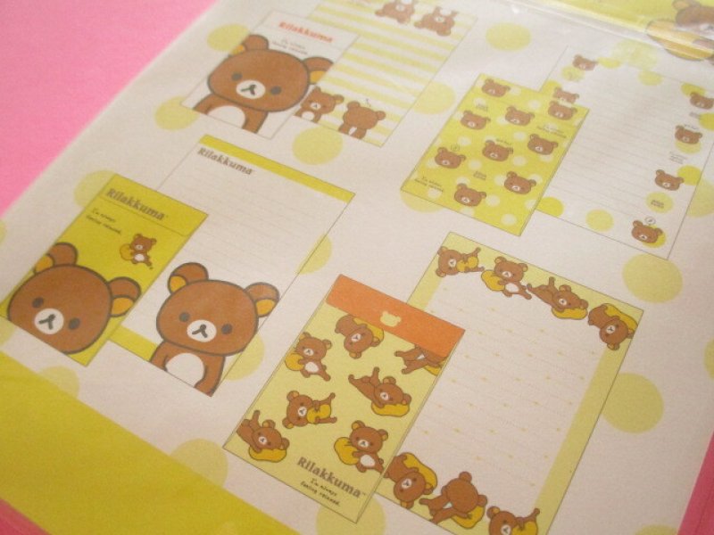 Photo3: Kawaii Cute Regular Letter Set Standard Rilakkuma San-x *Rilakkuma (LH86601)