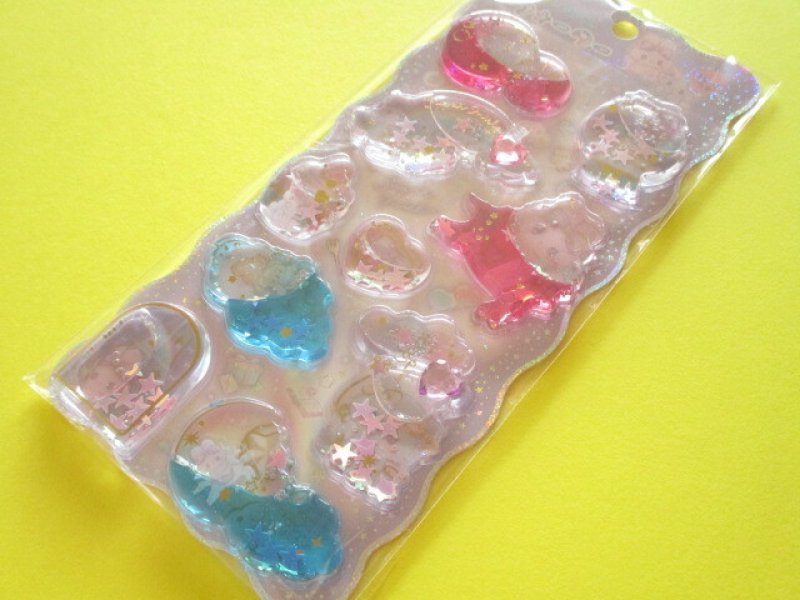 Photo1: Kawaii Cute Kirarin Water in Stickers Sheet Q-LiA *Sugar Miel (01308） (1)