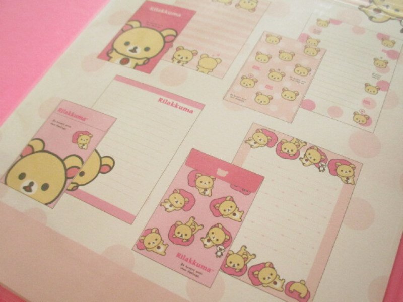 Photo3: Kawaii Cute Regular Letter Set Standard Rilakkuma San-x *Korilakkuma (LH86701)