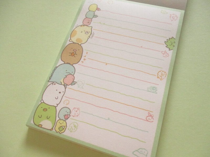 Photo2: Kawaii Cute Large Memo Pad Standard Sumikkogurashi San-x *Sumikkogurashi (MH33701)