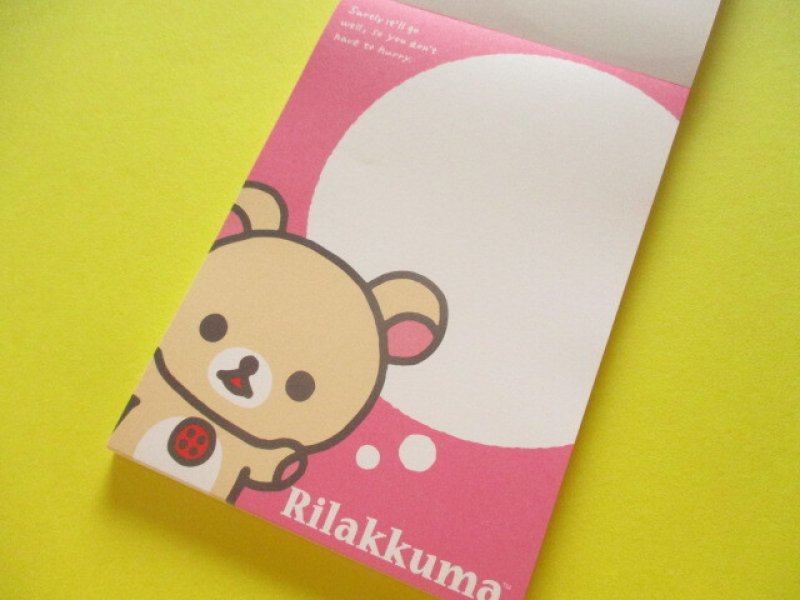 Photo2: Kawaii Cute Large Memo Pad Standard Rilakkuma San-x *Korilakkuma (MH33602)