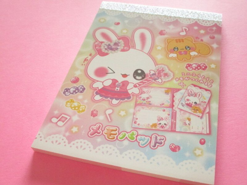 Photo1: Kawaii Cute Large Memo Pad Kyowa *キラキャワアニマル (34-270 pink) (1)