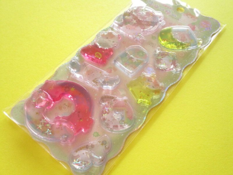 Photo1: Kawaii Cute Kirarin Water in Stickers Sheet Q-LiA *Ham Ham Angel  (01307） (1)