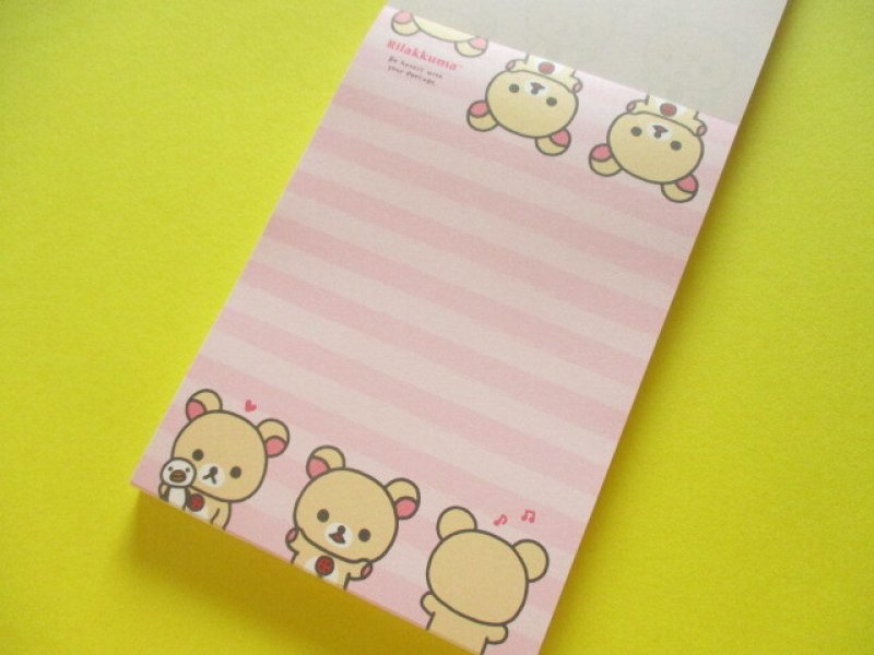Photo1: Kawaii Cute Large Memo Pad Standard Rilakkuma San-x *Korilakkuma (MH33602)