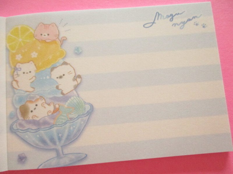 Photo2: Kawaii Cute Mini Memo Pad Mogu♡nyan Kamio Japan *Ice cream (232606)
