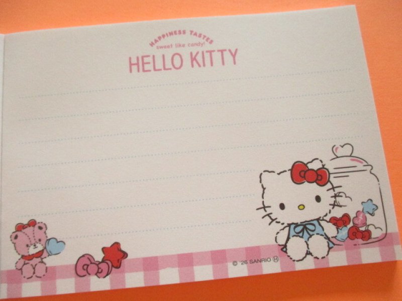 Photo2: Kawaii Cute Medium Memo Pad Hello Kitty Sanrio *Red (S2854457)