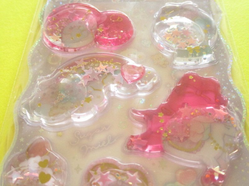 Photo1: Kawaii Cute Kirarin Water in Stickers Sheet Q-LiA *Sugar Miel (01308)