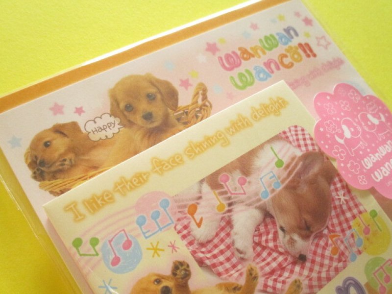 Photo1: Kawaii Cute Regular Letter Set San-x *Wan Wan Wanco !! (LH86501)